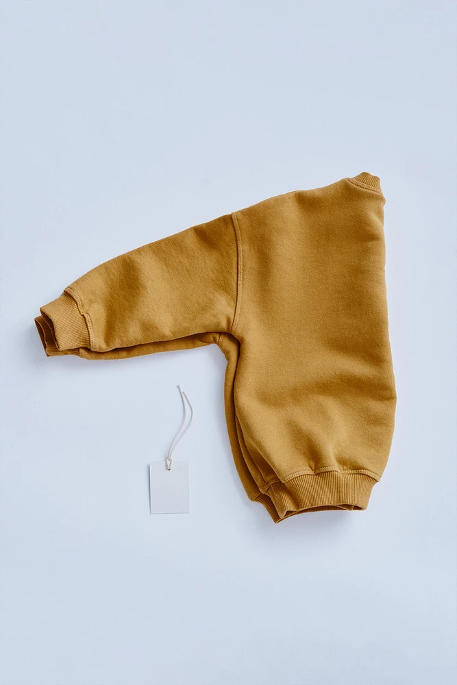 ZARA TIMELESS - EMBROIDERED DETAIL SWEATSHIRT