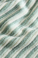 SERVIETTE DE BAIN TEXTURE RAYURES COLORÉES