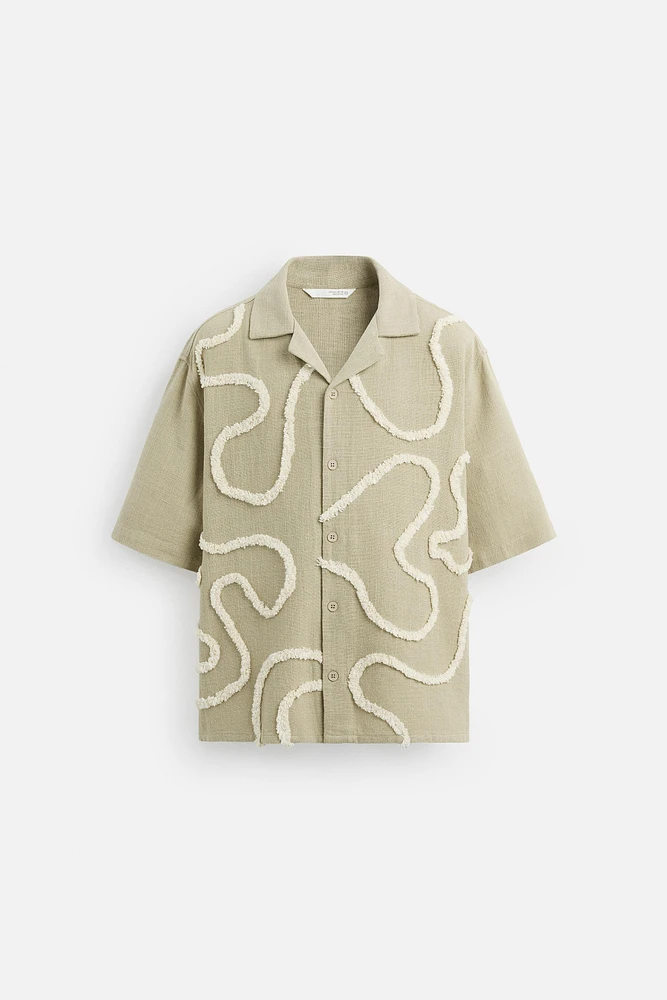 TEXTURED RELAXED FIT SHIRT