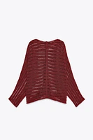 PULL EN MAILLE AJOURÉE