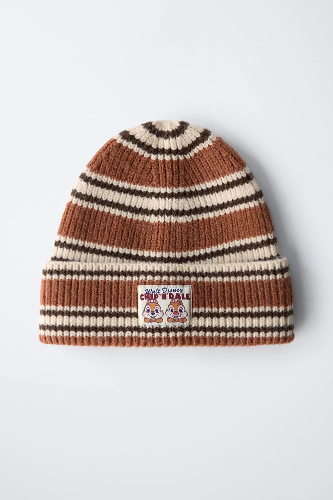 CHIP ‘N DALE © DISNEY STRIPED KNIT HAT