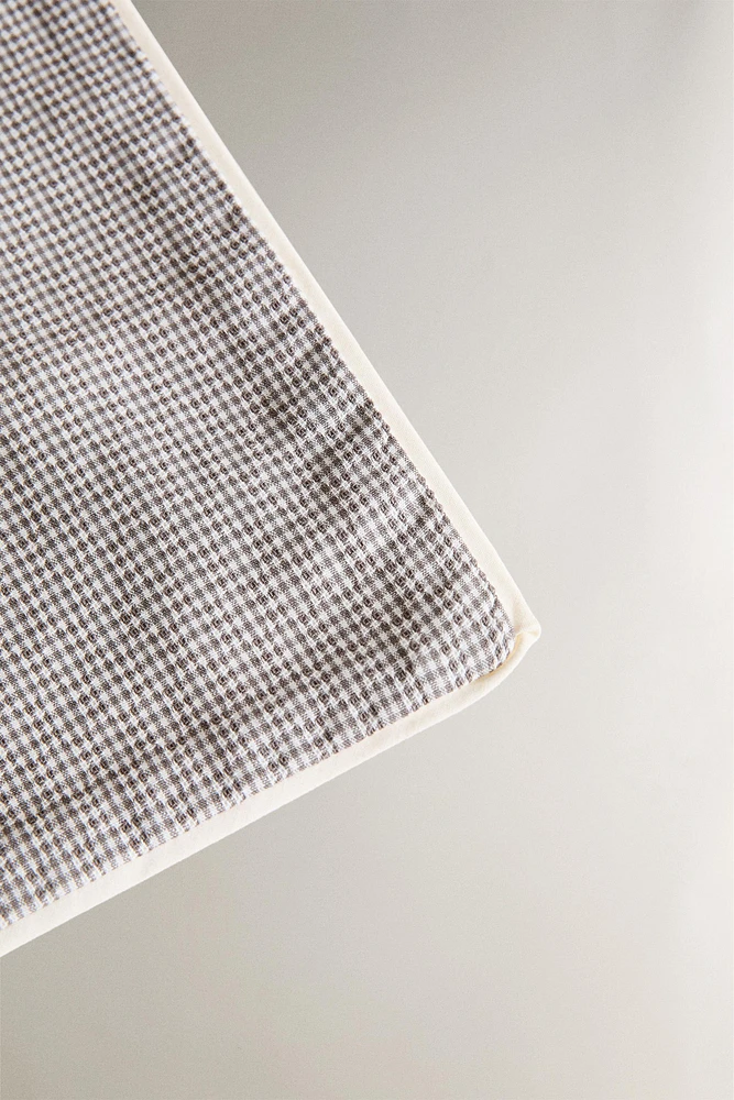 ENSEMBLE DE LINGE DE LIT MINI-LIT BÉBÉ CARRÉS