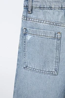 RIPPED RELAXED BAGGY JEANS