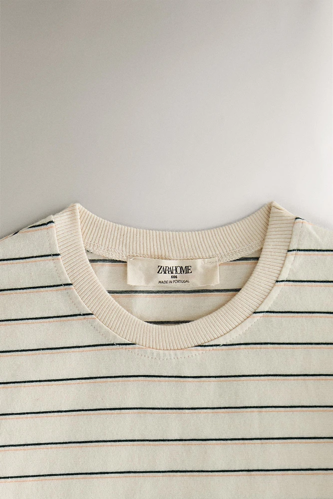 CHILDREN’S STRIPED COTTON T-SHIRT