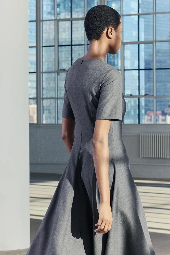 GODETS MIDI DRESS ZW COLLECTION