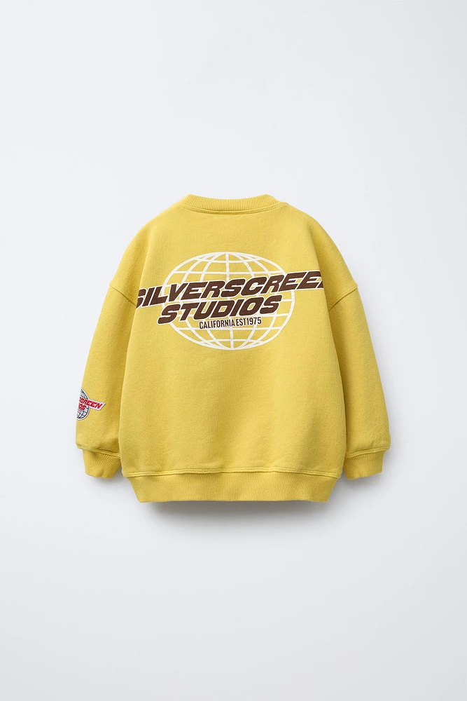PATCH PRINT SWEATSHIRT
