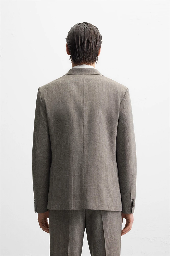 BLAZER DE COSTUME À CARREAUX