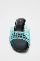 MULES KITTEN EFFET GOMME