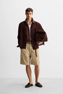 LIMITED EDITION SUEDE LEATHER OVERSHIRT