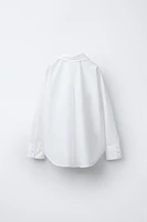 FLORAL POPLIN SHIRT