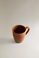CARAMEL STONEWARE MUG