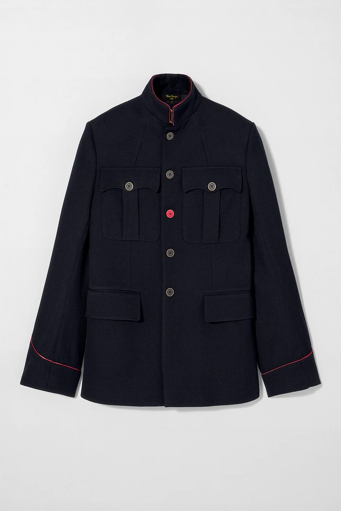 BLAZER CONTRASTE LAINE BOBBY GILLESPIE X ZARA