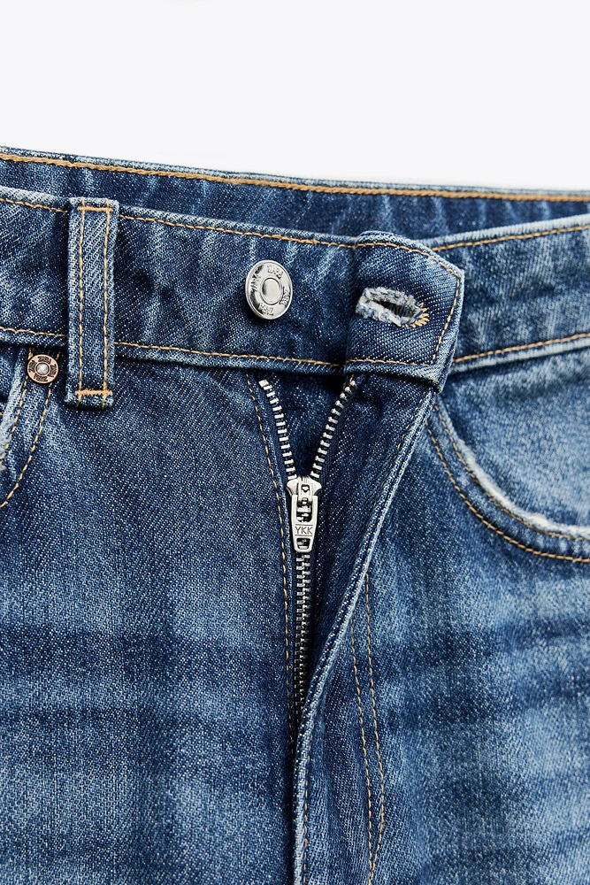 Z1975 STRAIGHT HIGH WAIST LONG LENGTH JEANS