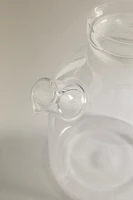 BOROSILICATE GLASS PITCHER WITH LID