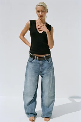 JEAN TRF BAGGY BALLOON TAILLE NORMALE