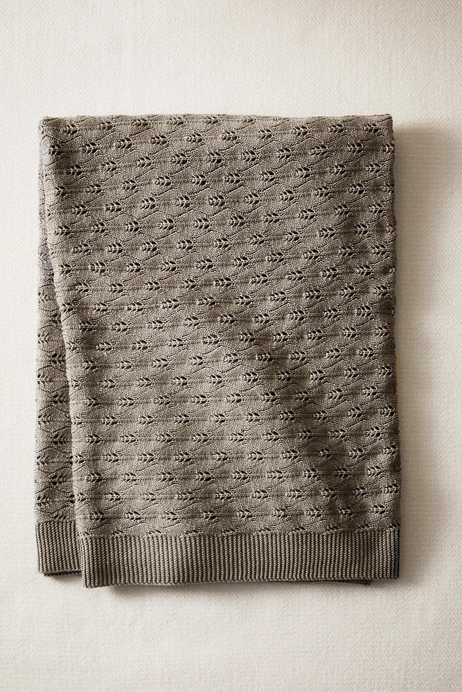 COUVERTURE ENFANT CHEVRONS
