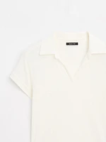 100% cotton short sleeve polo shirt