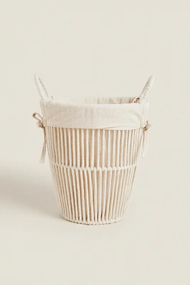 BATHROOM TRASH CAN WITH COTTON LINING
