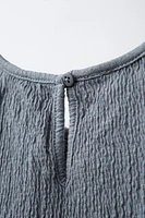 TEXTURED DRESS