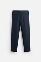 100% LINEN PLEATED PANTS