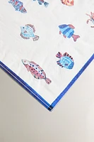 LOT 20 SERVIETTES DE TABLE PAPIER POISSONS