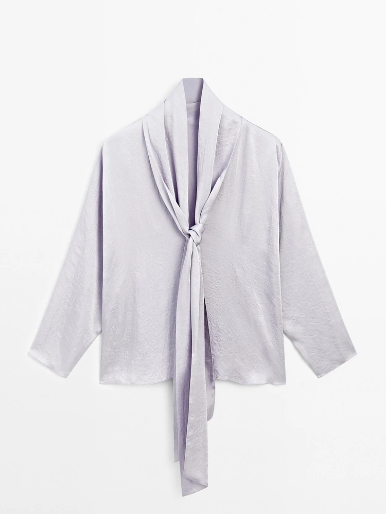 Flowing blouse with low-cut back - Studio