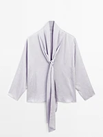 Flowing blouse with low-cut back - Studio