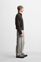 QUARTER ZIP SWEATER