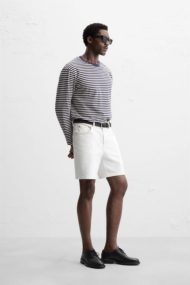 SHORT EN DENIM COUPE CLASSIQUE