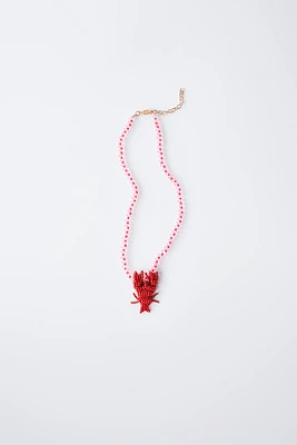 COLLIER FANTAISIE LANGOUSTE