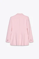 VESTE À BOUTONNAGE CROISÉ ET ÉPAULETTES