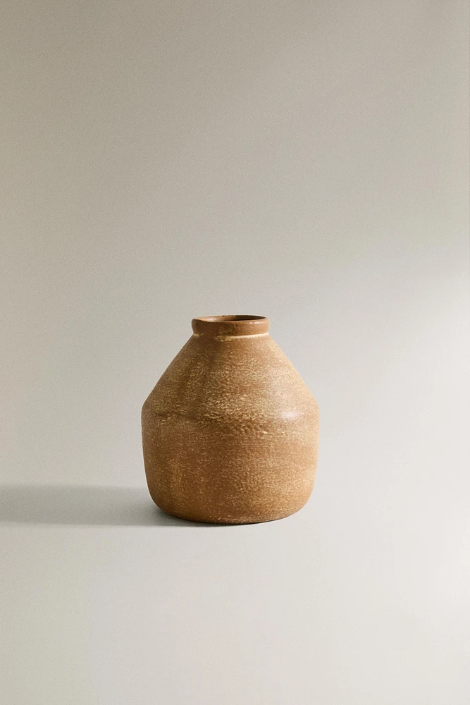 SMALL METAL VASE