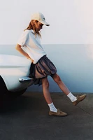 SUEDE DECK SHOES