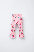 LEGGING FLARE RIB IMPRIMÉ
