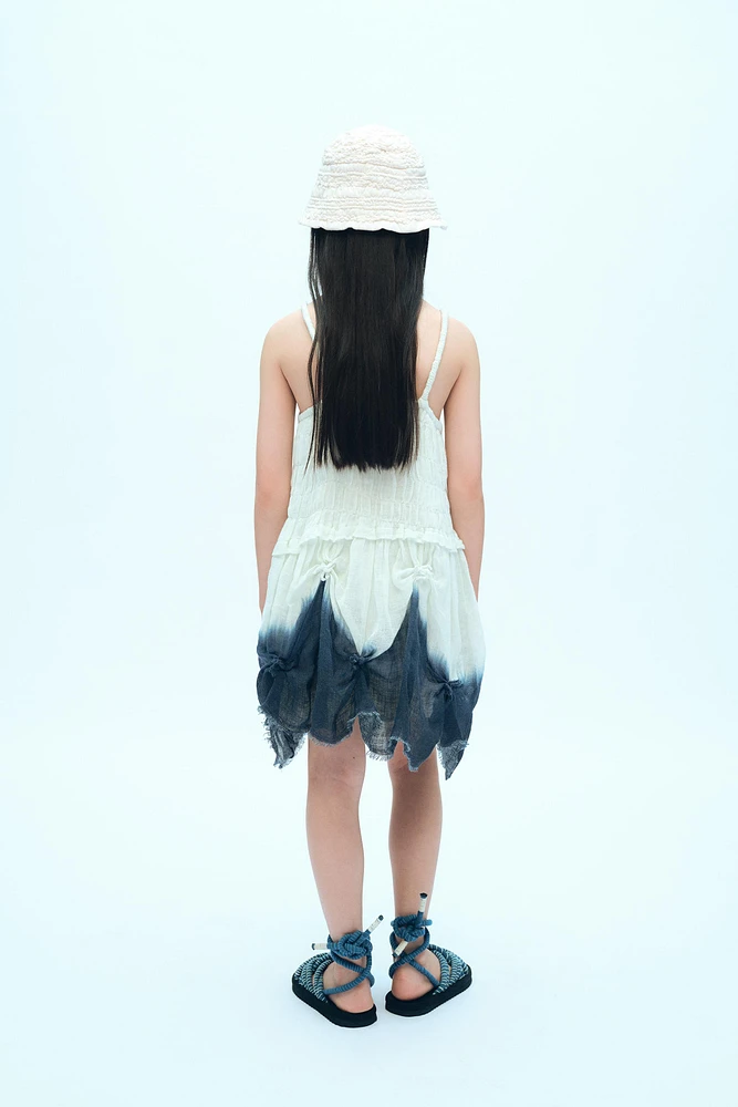 KNOTTED TIE-DYE DRESS X FANGLU LIN