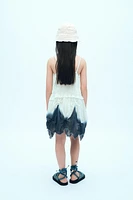 KNOTTED TIE-DYE DRESS X FANGLU LIN