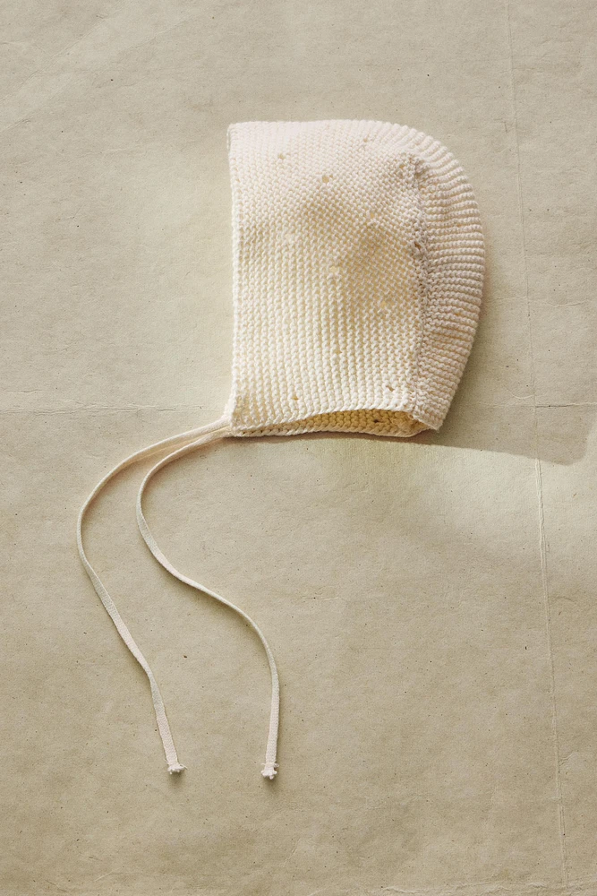 CHILDREN’S CHUNKY KNIT BONNET
