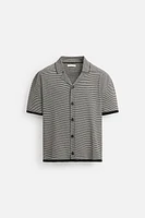 STRIPED KNIT SHIRT