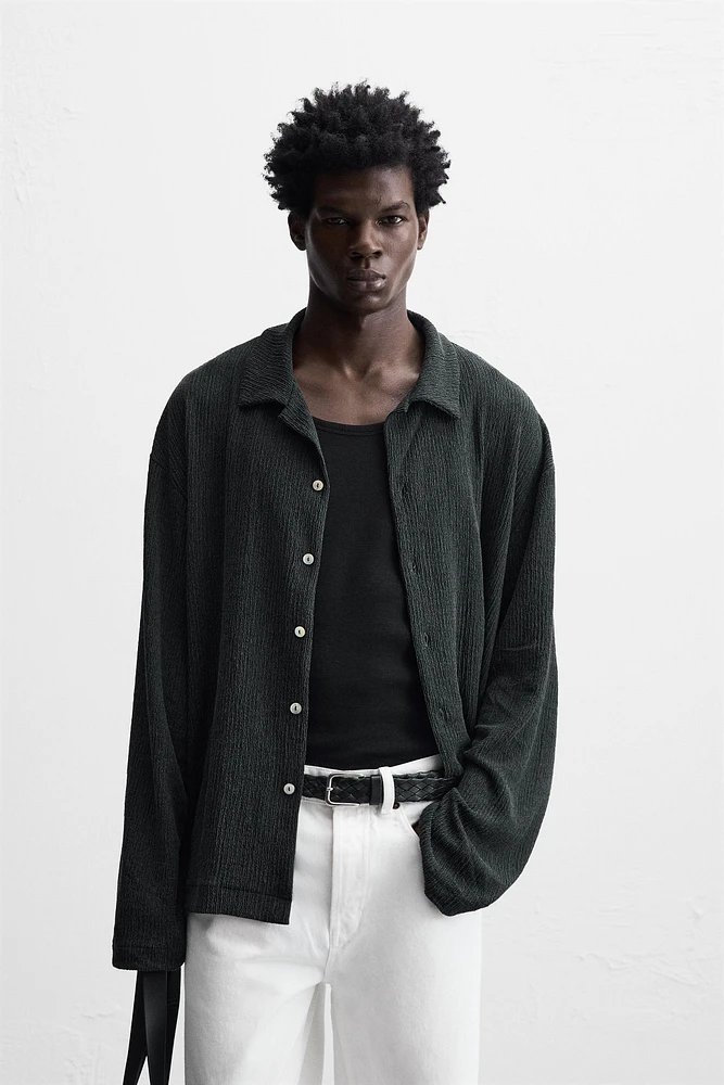 CHEMISE RELAXED FIT STRUCTURÉE
