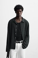 CHEMISE RELAXED FIT STRUCTURÉE
