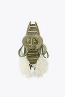 ORGANZA FLOWER HAIR CLIP