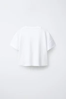 MODAL TEXT T-SHIRT
