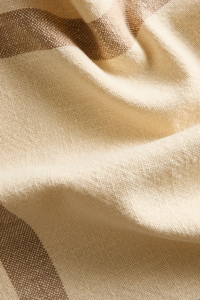 SERVIETTES DE TABLE COTON CARREAUX (LOT 2 UNITÉS