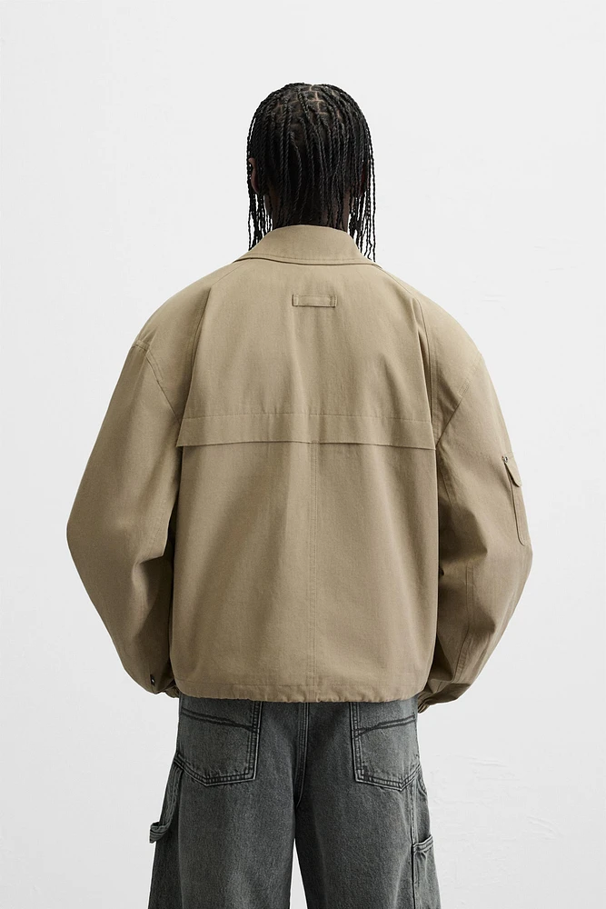RELAXED FIT POCKET JACKET