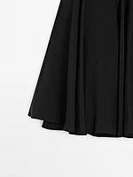 Flowing short skirt with flounce - Limited Edition