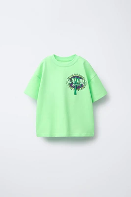 PALM TREE PRINT T-SHIRT