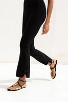 FLARE TIE STRETCH LEGGINGS