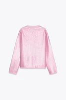 KNIT CARDIGAN WITH SEQUINS
