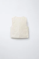 100% LINEN VEST