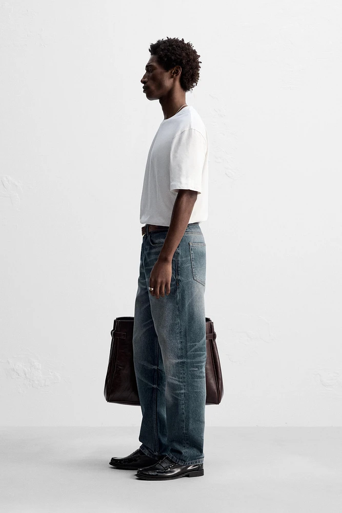 STRAIGHT ANKLE FIT JEANS